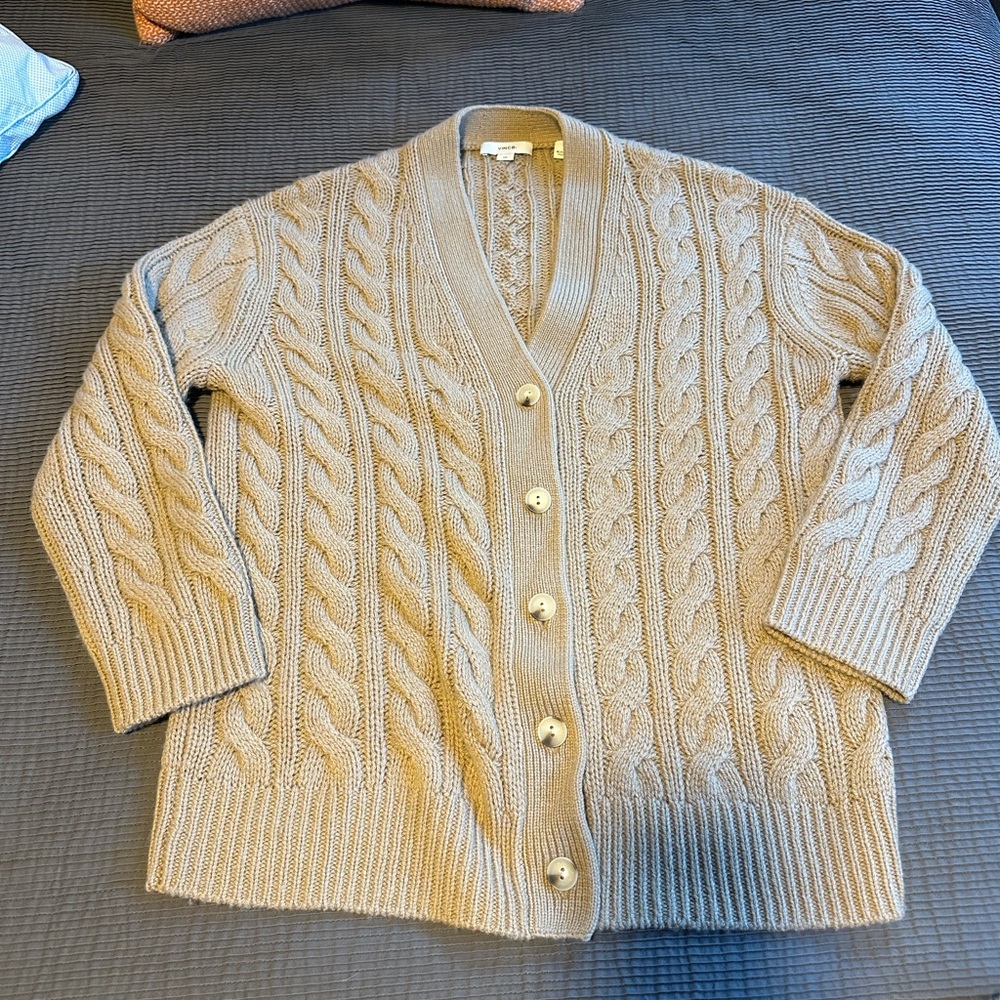 Vince Women’s Wool Cashmere Cardigan Small